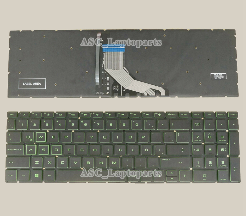 Gaming Keyboard Hp - New Latin Spanish Teclado Keyboard For