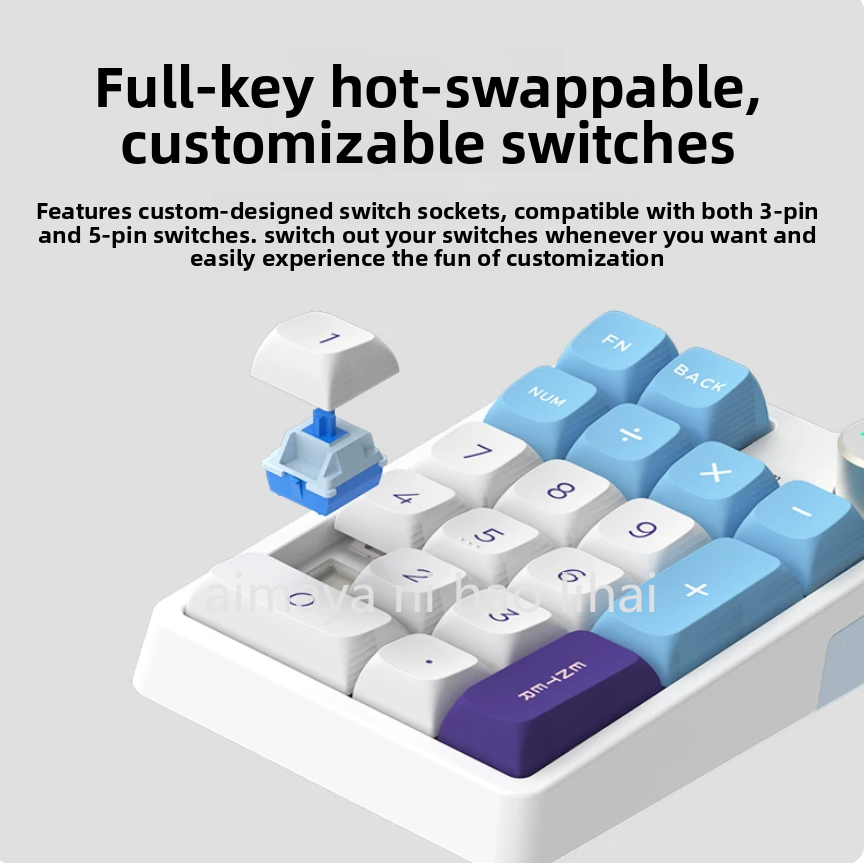 Kzzi K20 Mini Keypad Three Mod - Gaming Keyboard Wireless recension och pris
