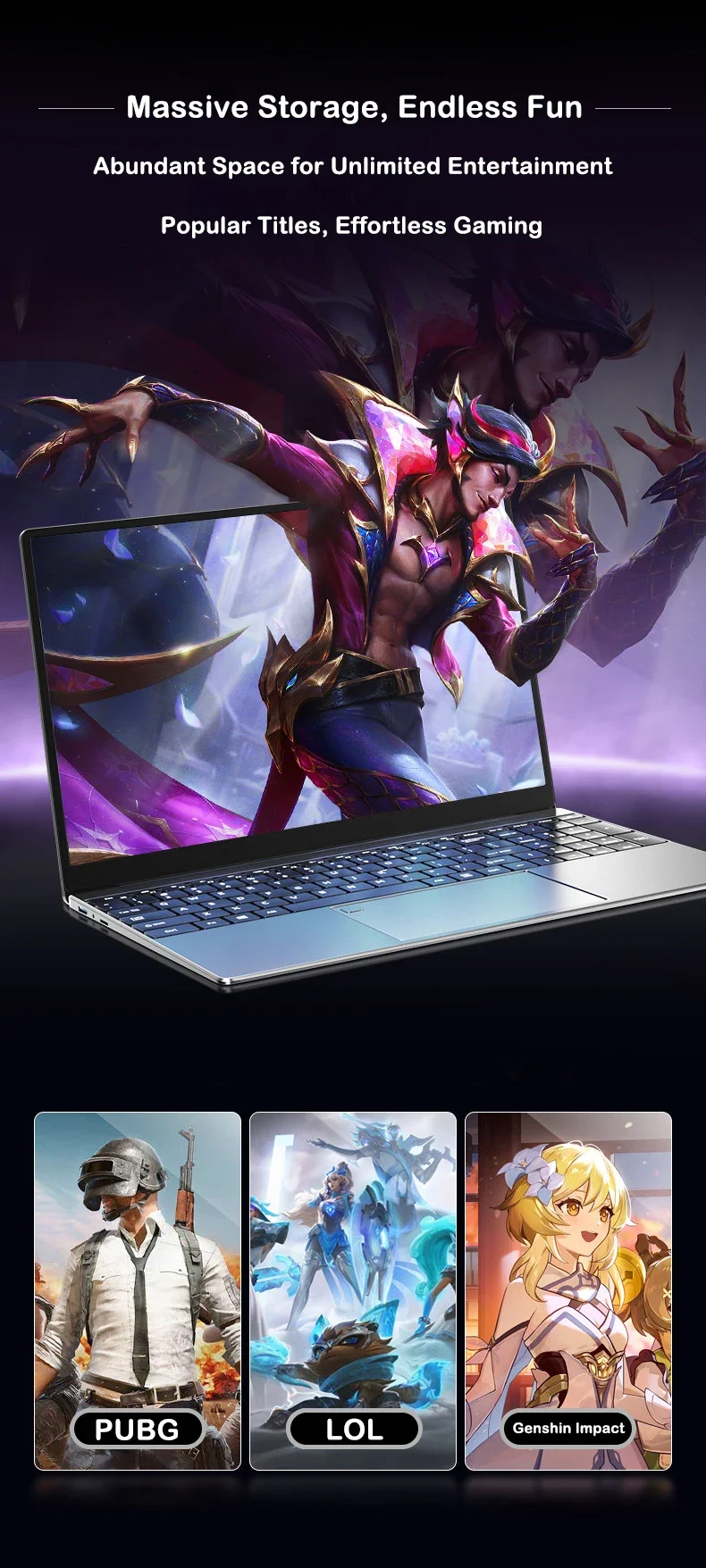 2026 14.1 Inch Ultra Thin Lapt - Gaming Keyboard Backlit recension och pris