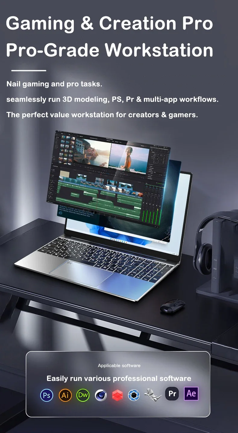 2026 14.1 Inch Ultra Thin Lapt - Gaming Keyboard Backlit recension och pris