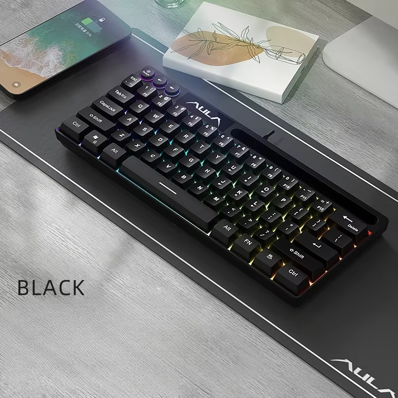AULA F3061 Mini 64-Key Wired R - Gaming Keyboard Mini Mechanical recension och pris