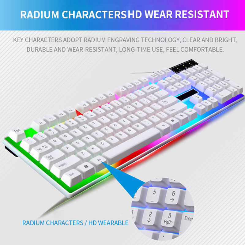 RGB Gaming Keyboard Gamer Keyb - Gaming Keyboard Bundle recension och pris