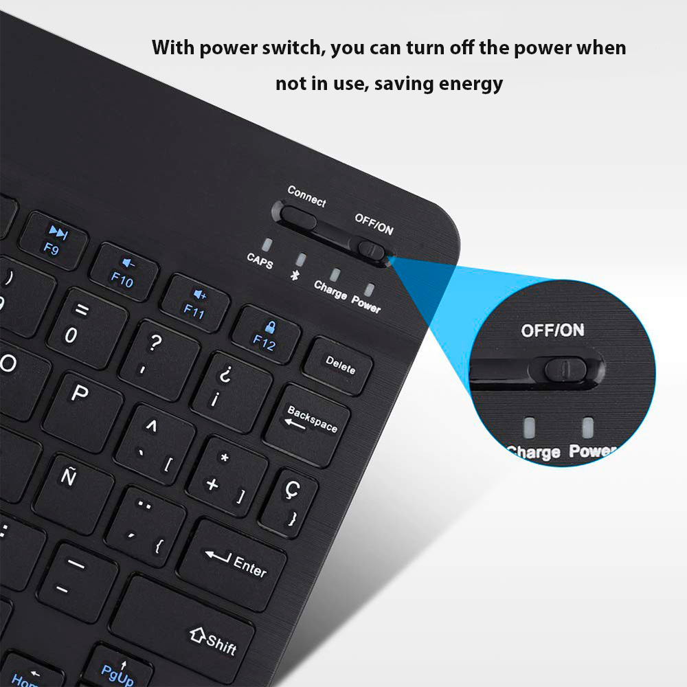 Bluetooth Wireless Keyboard Fo - Gaming Keyboard Wireless recension och pris